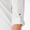 Camicia da lavoro a maniche lunghe con linguetta arrotolata Plus da donna Camicia da lavoro a maniche lunghe con linguetta arrotolata Plus da donna