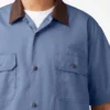 Camicia da lavoro con colletto a blocco di Vincent Alvarez