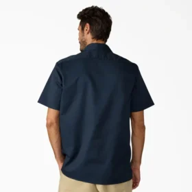 Camicia da lavoro con zip a 1/4