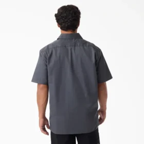 Camicia da lavoro con zip a 1/4