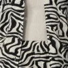 Camicia da lavoro da donna con stampa zebrata Camicia da lavoro da donna con stampa zebrata