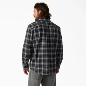 Camicia da lavoro in flanella a maniche lunghe