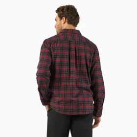 Camicia da lavoro in flanella a maniche lunghe