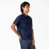 Camicia da lavoro in lino a maniche corte Camicia da lavoro in lino a maniche corte
