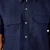 Camicia da lavoro in lino a maniche corte Camicia da lavoro in lino a maniche corte