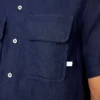 Camicia da lavoro in lino a maniche corte Camicia da lavoro in lino a maniche corte