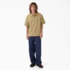 Camicia da lavoro in tessuto solido Camicia da lavoro in tessuto solido