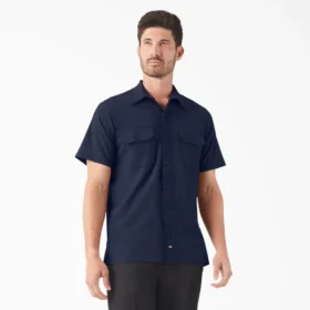 Camicia da lavoro performante a maniche corte