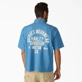 Camicia da lavoro ricamata in chambray Dickies X Harley-Davidson® Boxy Fit