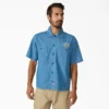 Camicia da lavoro ricamata in chambray Dickies X Harley-Davidson® Boxy Fit Camicia da lavoro ricamata in chambray Dickies X Harley-Davidson® Boxy Fit