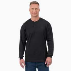 Camicia Henley a maniche lunghe