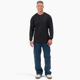 Camicia Henley a maniche lunghe