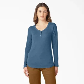 Camicia Henley a maniche lunghe da donna