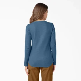 Camicia Henley a maniche lunghe da donna