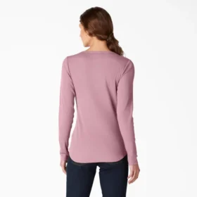 Camicia Henley a maniche lunghe da donna