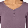 Camicia Henley a maniche lunghe da donna Camicia Henley a maniche lunghe da donna