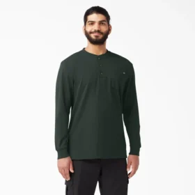 Camicia Henley a maniche lunghe pesante