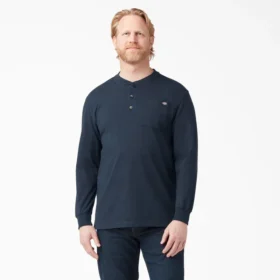 Camicia Henley a maniche lunghe pesante