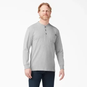 Camicia Henley a maniche lunghe pesante