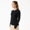 Camicia Henley da donna con collo rotondo Camicia Henley da donna con collo rotondo