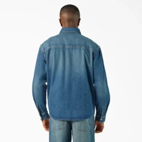 Camicia in denim da meccanico