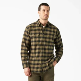 Camicia in flanella a maniche lunghe Flex