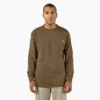 Camicia pesante a maniche lunghe con taschino in tessuto melange Camicia pesante a maniche lunghe con taschino in tessuto melange