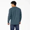 Camicia pesante a maniche lunghe con taschino in tessuto melange Camicia pesante a maniche lunghe con taschino in tessuto melange
