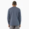 Camicia pesante a maniche lunghe con taschino in tessuto melange Camicia pesante a maniche lunghe con taschino in tessuto melange
