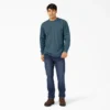 Camicia pesante a maniche lunghe con taschino in tessuto melange Camicia pesante a maniche lunghe con taschino in tessuto melange
