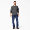 Camicia pesante a maniche lunghe con taschino in tessuto melange Camicia pesante a maniche lunghe con taschino in tessuto melange