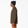 Camicia pesante a maniche lunghe con taschino in tessuto melange Camicia pesante a maniche lunghe con taschino in tessuto melange
