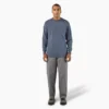 Camicia pesante a maniche lunghe con taschino in tessuto melange Camicia pesante a maniche lunghe con taschino in tessuto melange