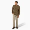 Camicia pesante a maniche lunghe con taschino in tessuto melange Camicia pesante a maniche lunghe con taschino in tessuto melange
