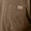 Camicia pesante a maniche lunghe con taschino in tessuto melange Camicia pesante a maniche lunghe con taschino in tessuto melange