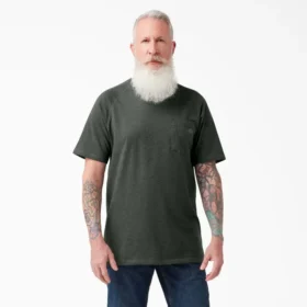 Camicia rinfrescante a maniche corte con taschino
