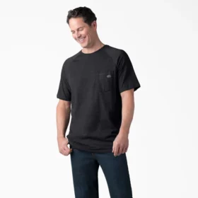 Camicia rinfrescante a maniche corte con taschino