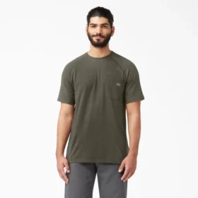 Camicia rinfrescante a maniche corte con taschino