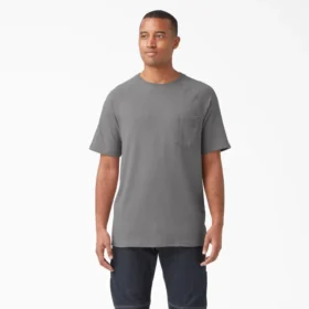 Camicia rinfrescante a maniche corte con taschino