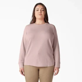Camicia termica a maniche lunghe da donna taglie forti