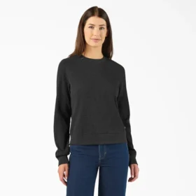 Camicia termica da donna con collo rotondo