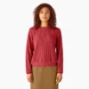 Camicia termica da donna con collo rotondo Camicia termica da donna con collo rotondo