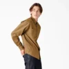 Camicia utility a maniche lunghe in tela di cotone Camicia utility a maniche lunghe in tela di cotone
