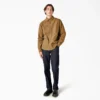 Camicia utility a maniche lunghe in tela di cotone Camicia utility a maniche lunghe in tela di cotone