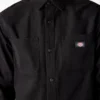 Camicia utility a maniche lunghe in tela di cotone Camicia utility a maniche lunghe in tela di cotone