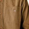 Camicia utility a maniche lunghe in tela di cotone Camicia utility a maniche lunghe in tela di cotone