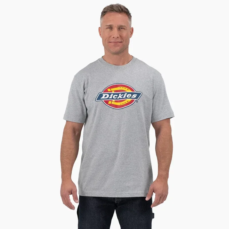 Camicie a maniche corte con logo grafico tricolore