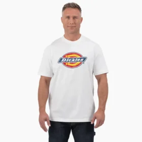Camicie a maniche corte con logo grafico tricolore