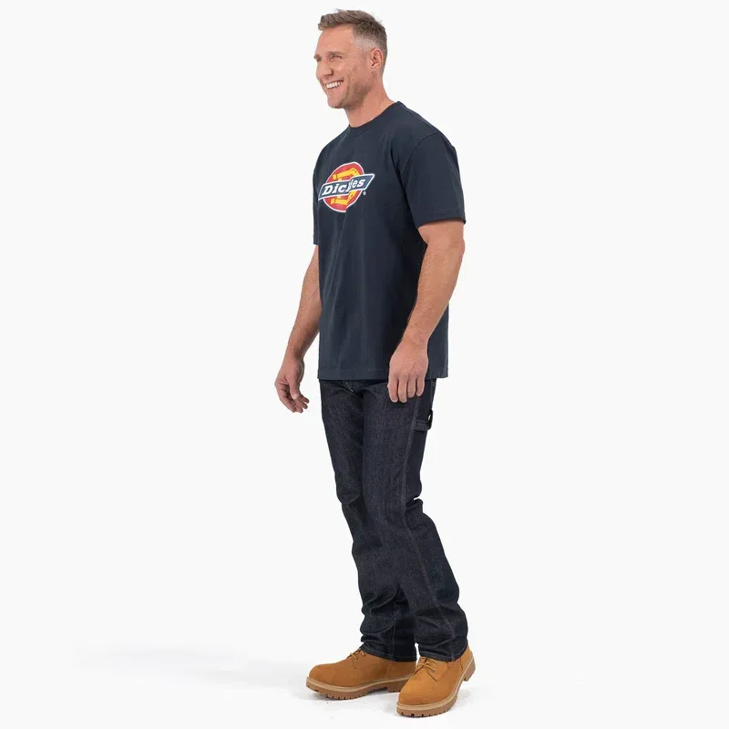 Camicie a maniche corte con logo grafico tricolore Camicie a maniche corte con logo grafico tricolore