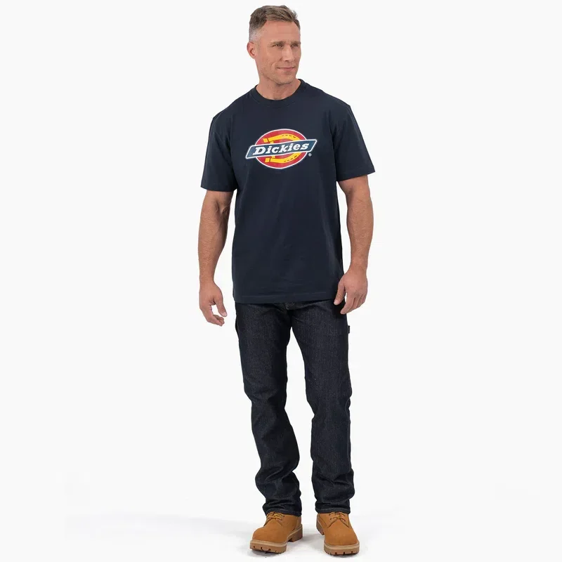 Camicie a maniche corte con logo grafico tricolore Camicie a maniche corte con logo grafico tricolore